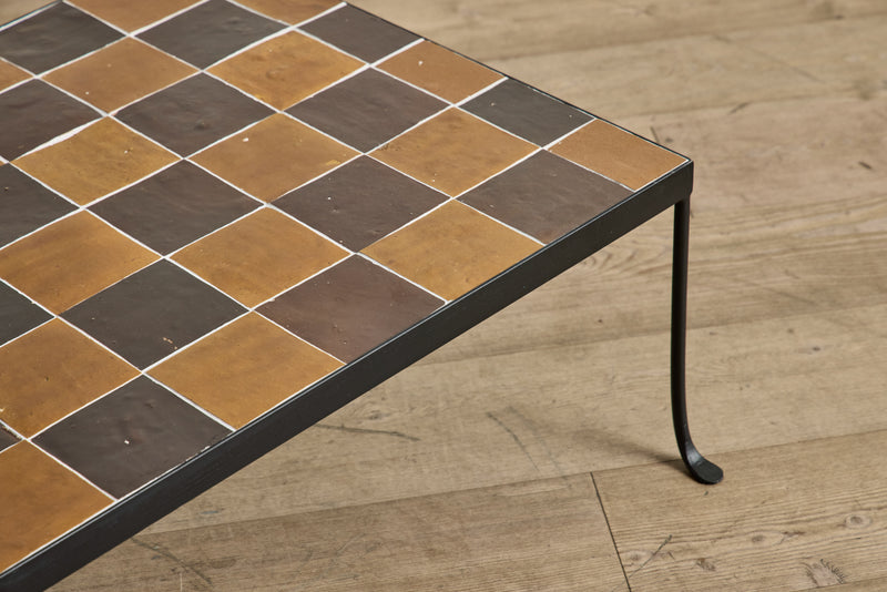 Burnt Sugar & Amber Tile Coffee Table