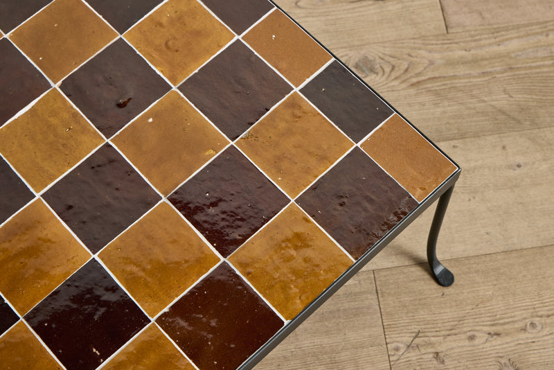 Burnt Sugar & Amber Tile Coffee Table