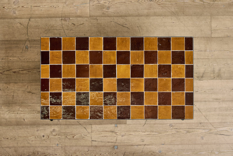 Burnt Sugar & Amber Tile Coffee Table