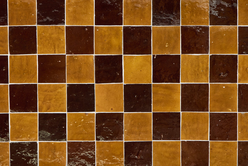 Burnt Sugar & Amber Tile Coffee Table