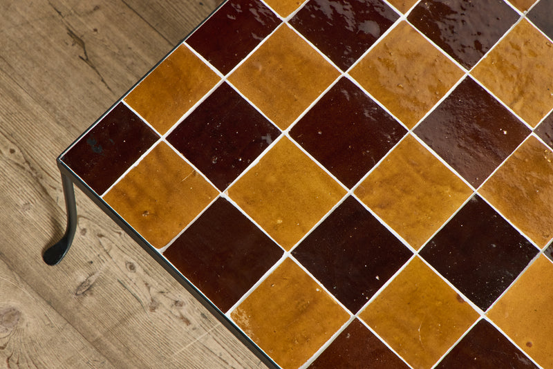 Burnt Sugar & Amber Tile Coffee Table