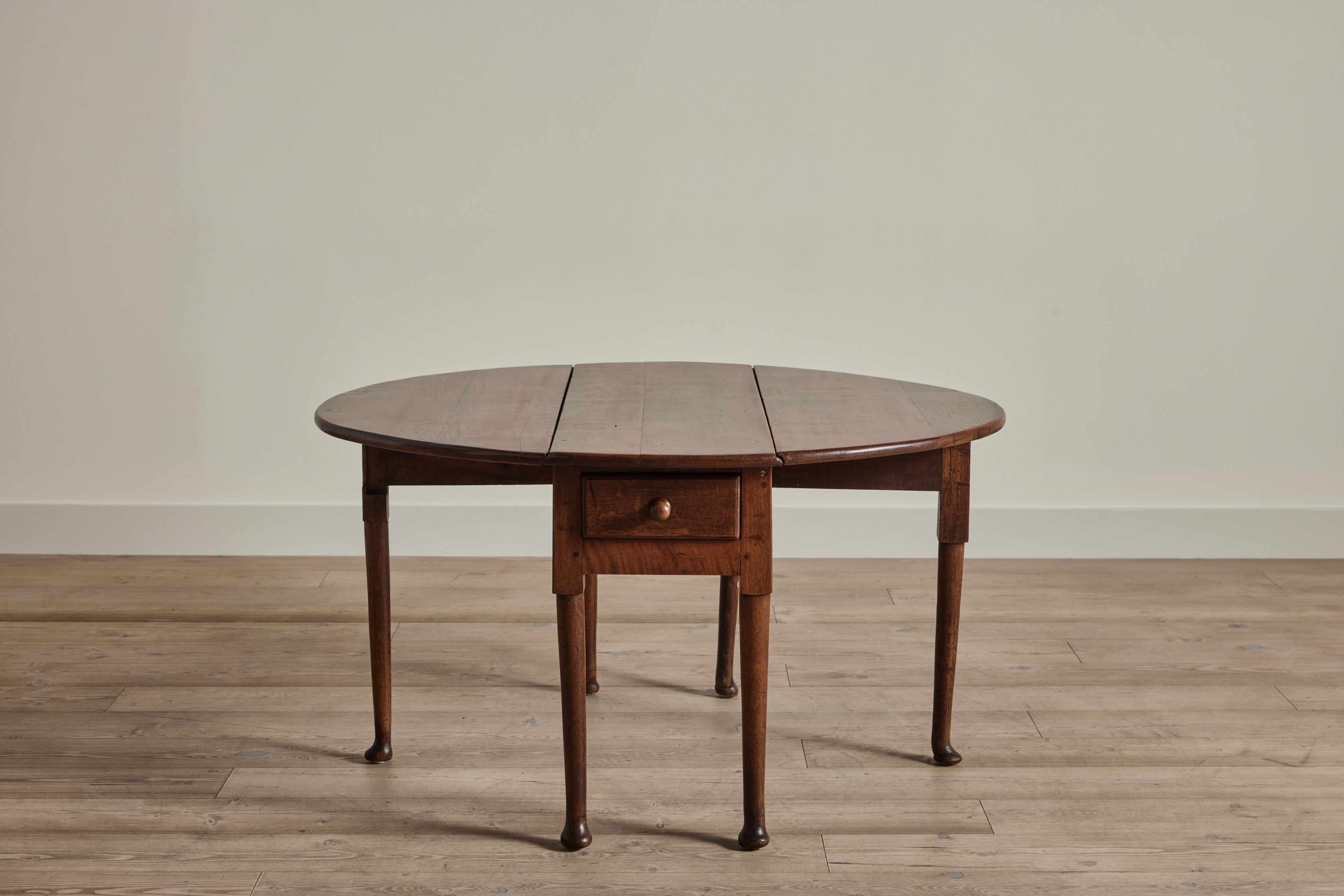 English Oval Drop Leaf Table