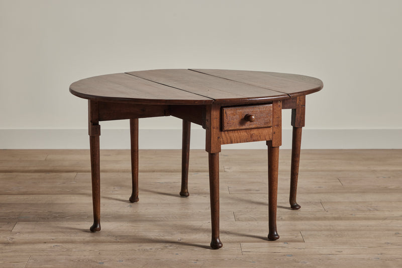 English Oval Drop Leaf Table