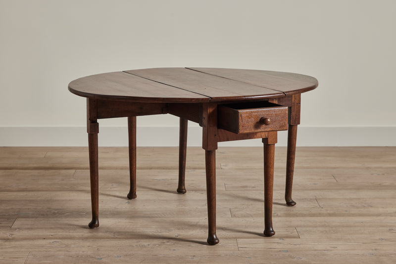 English Oval Drop Leaf Table