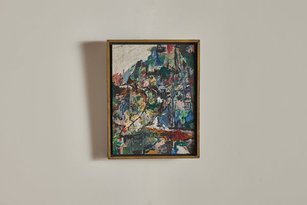 1970s Abstract Oil Painting
