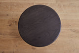 2-Tier Round Bobbin Side Table in Ebony