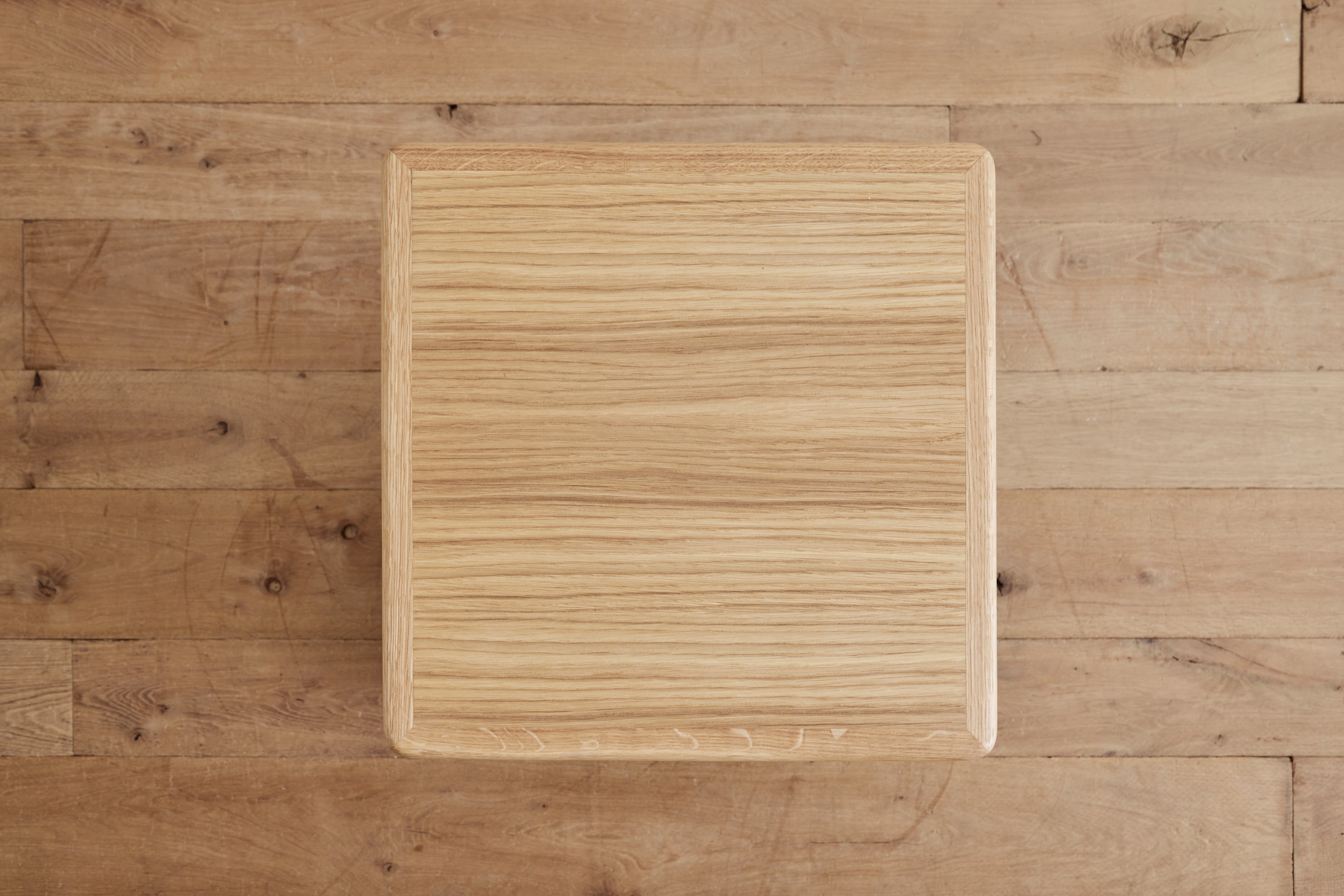 Alfred Newall 3-Tier Bobbin Side Table in Natural Oak