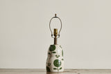 Green Floral Table Lamp