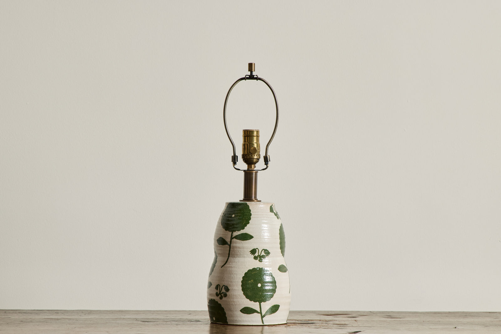 Green Floral Table Lamp – Nickey Kehoe