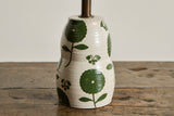 Green Floral Table Lamp