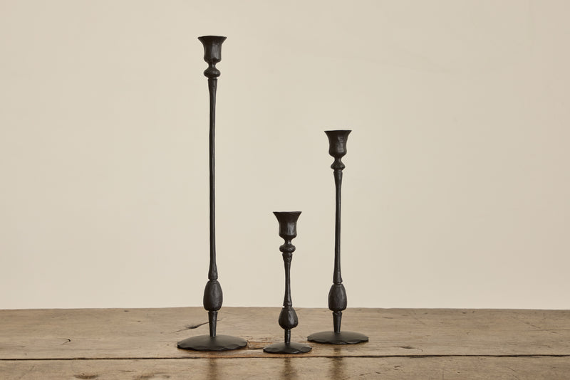 Nickey Kehoe Forged Iron Candle Holder (Multiple Sizes)