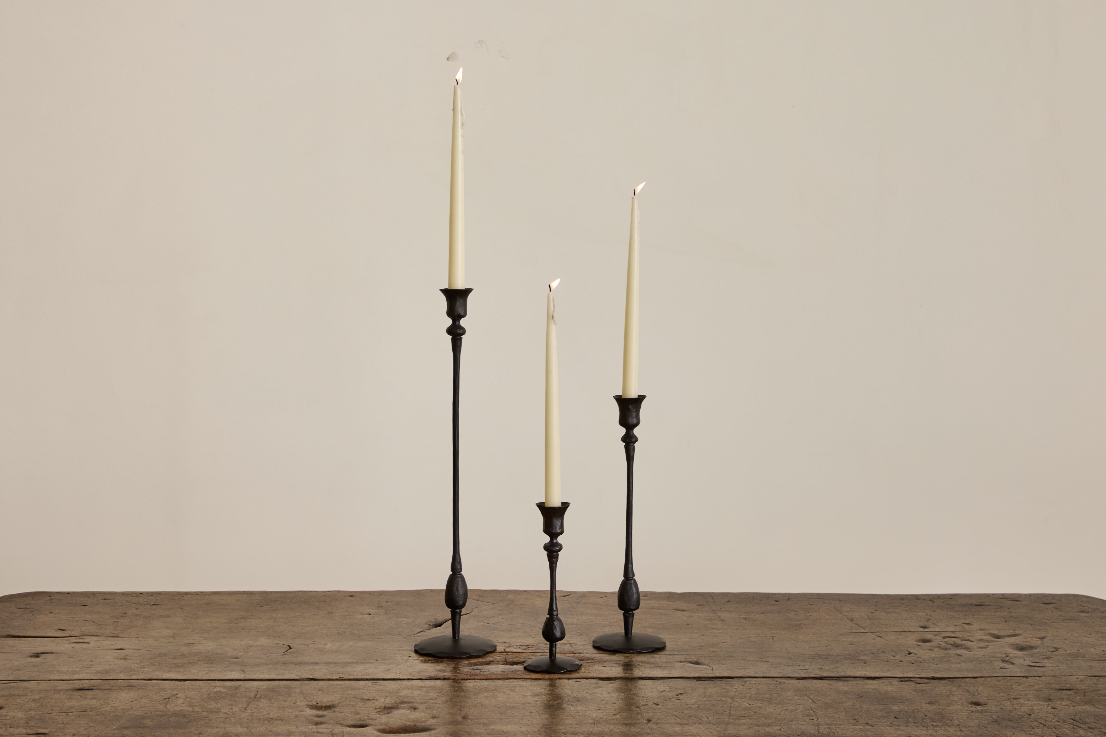 Forged Iron Candle Holder (Multiple Sizes)