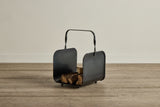 Blackened Steel Firewood Holder