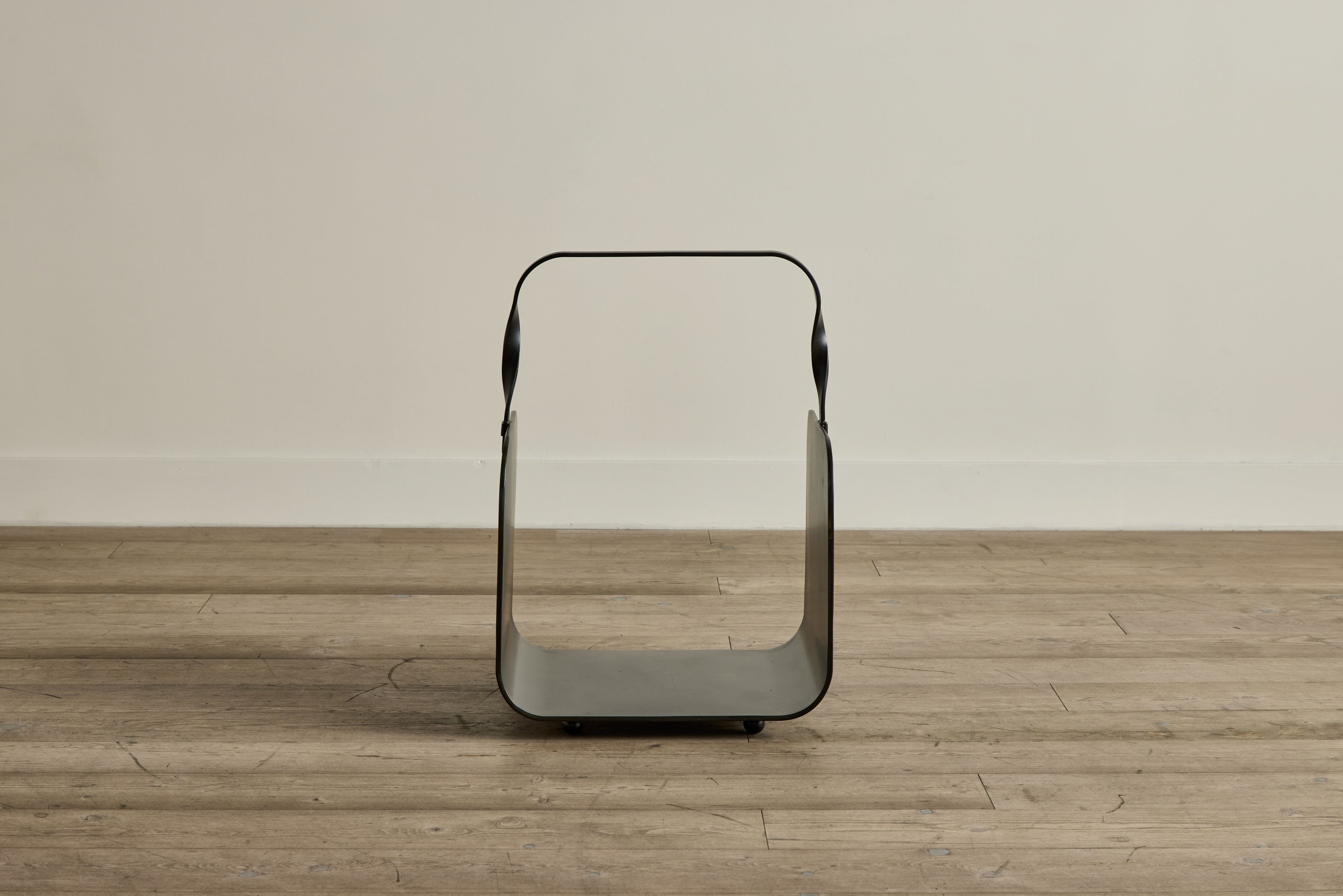 Blackened Steel Firewood Holder