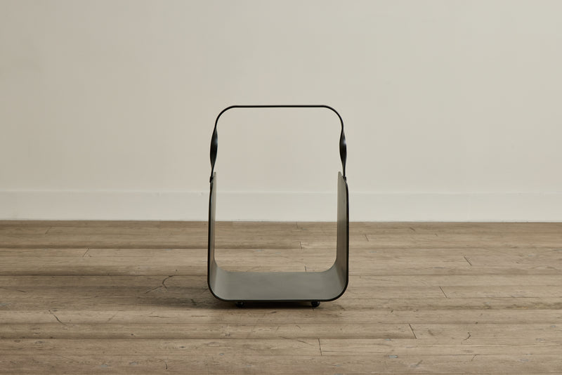 Blackened Steel Firewood Holder