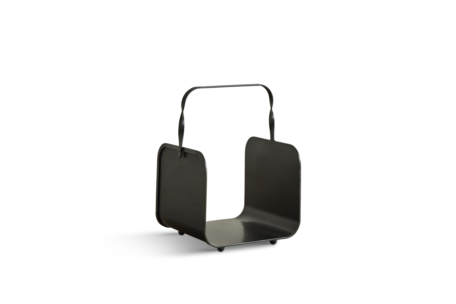 Blackened Steel Firewood Holder – Nickey Kehoe