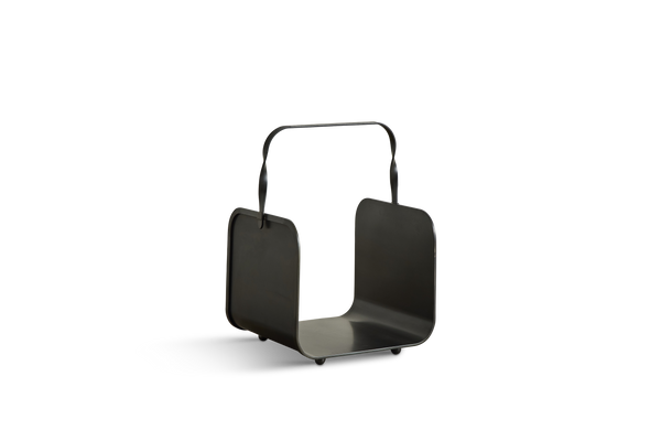 Blackened Steel Firewood Holder