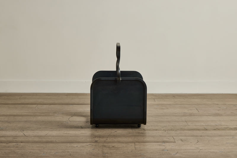 Blackened Steel Firewood Holder