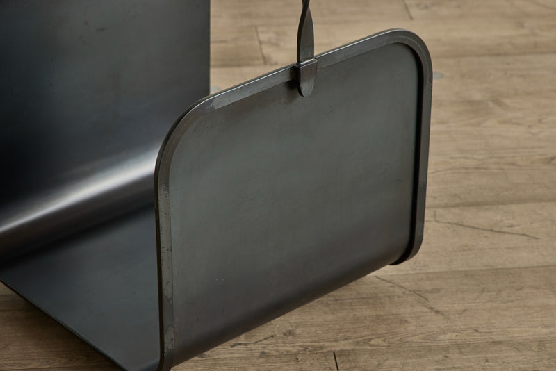 Blackened Steel Firewood Holder