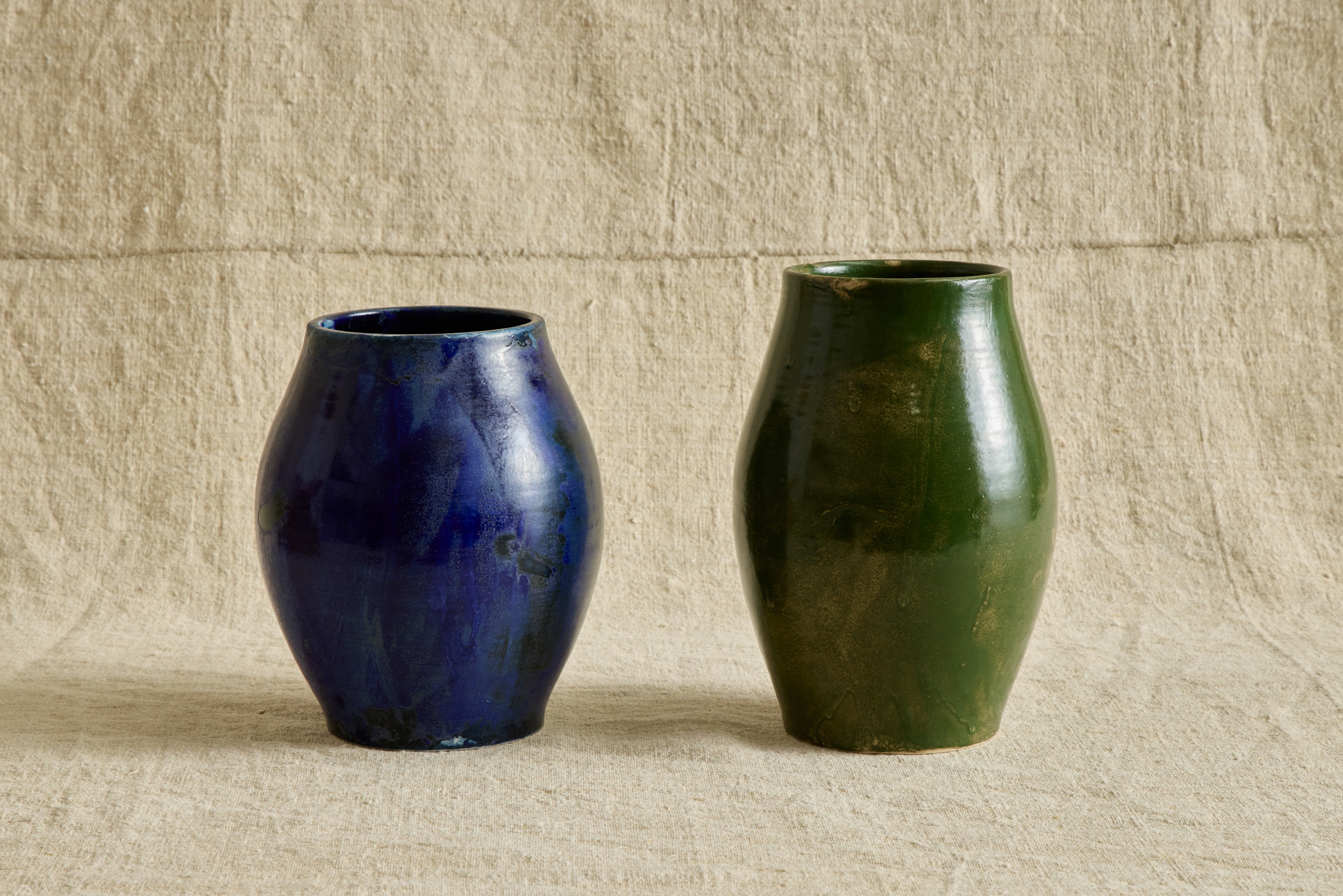 Ceramic Sol Vase, Cobalt