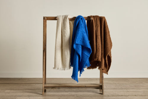MOHAIR THROW (MULTIPLE COLORS)