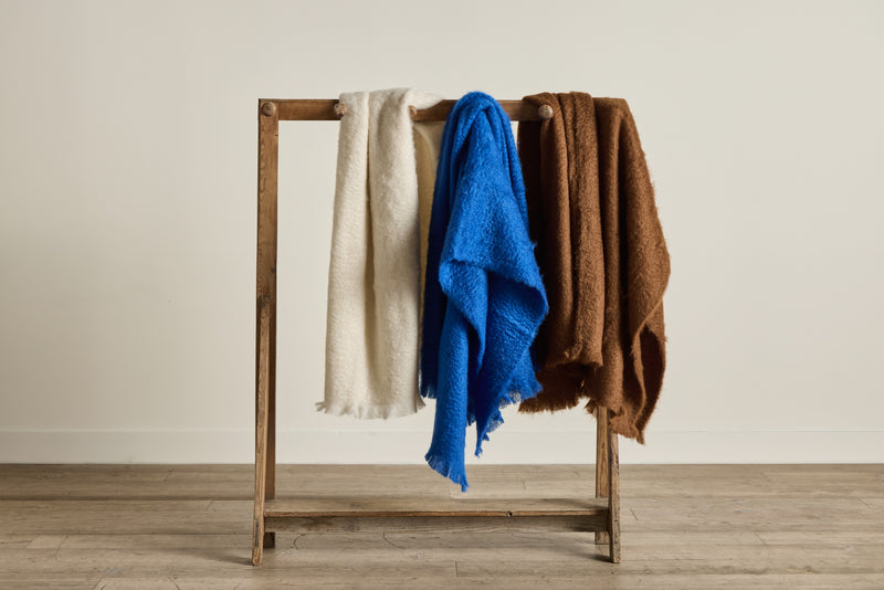 Mohair Throw (Multiple Colors)