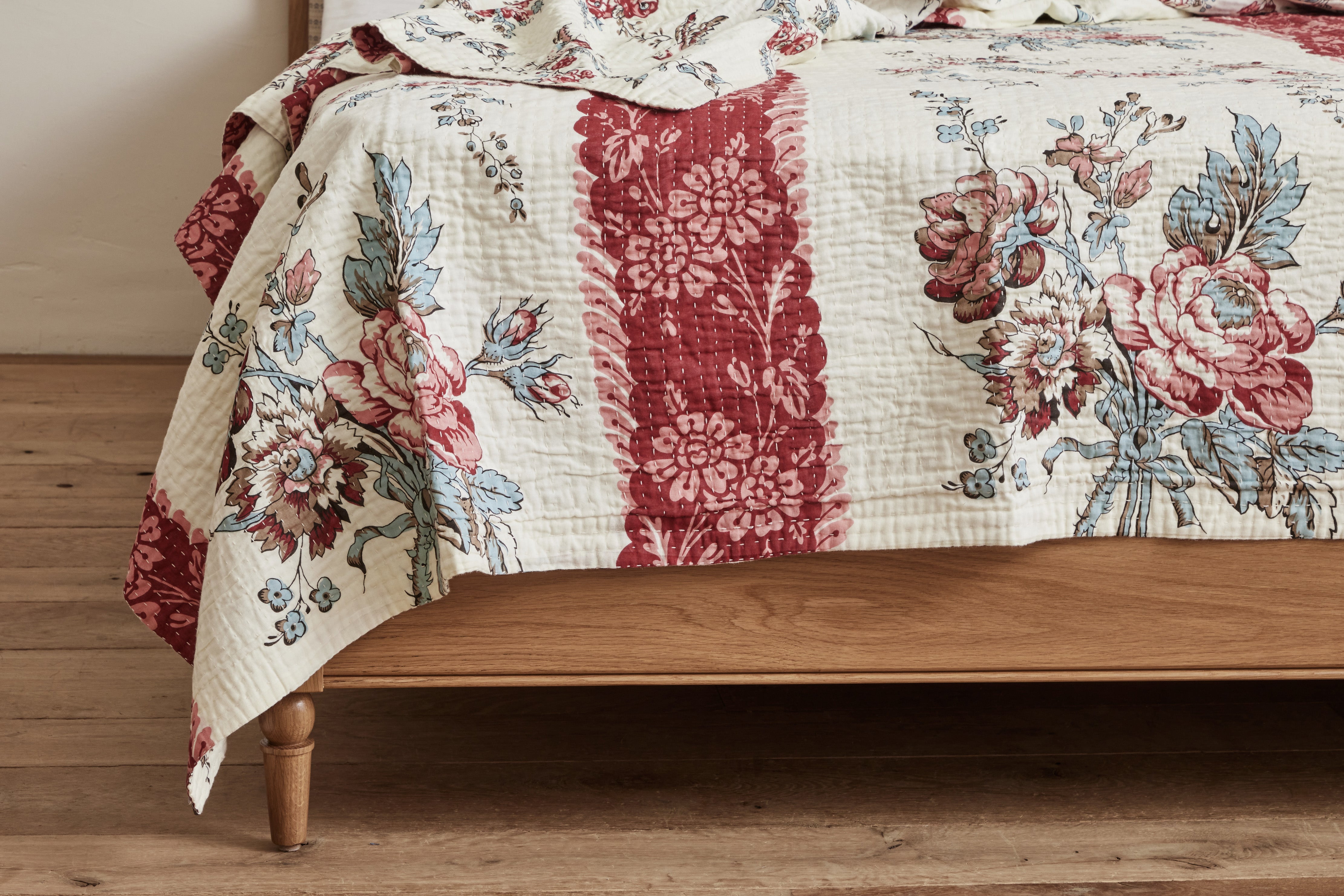 French Floral Bed Cover