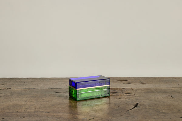 Jewelry Box, Cobalt & Emerald