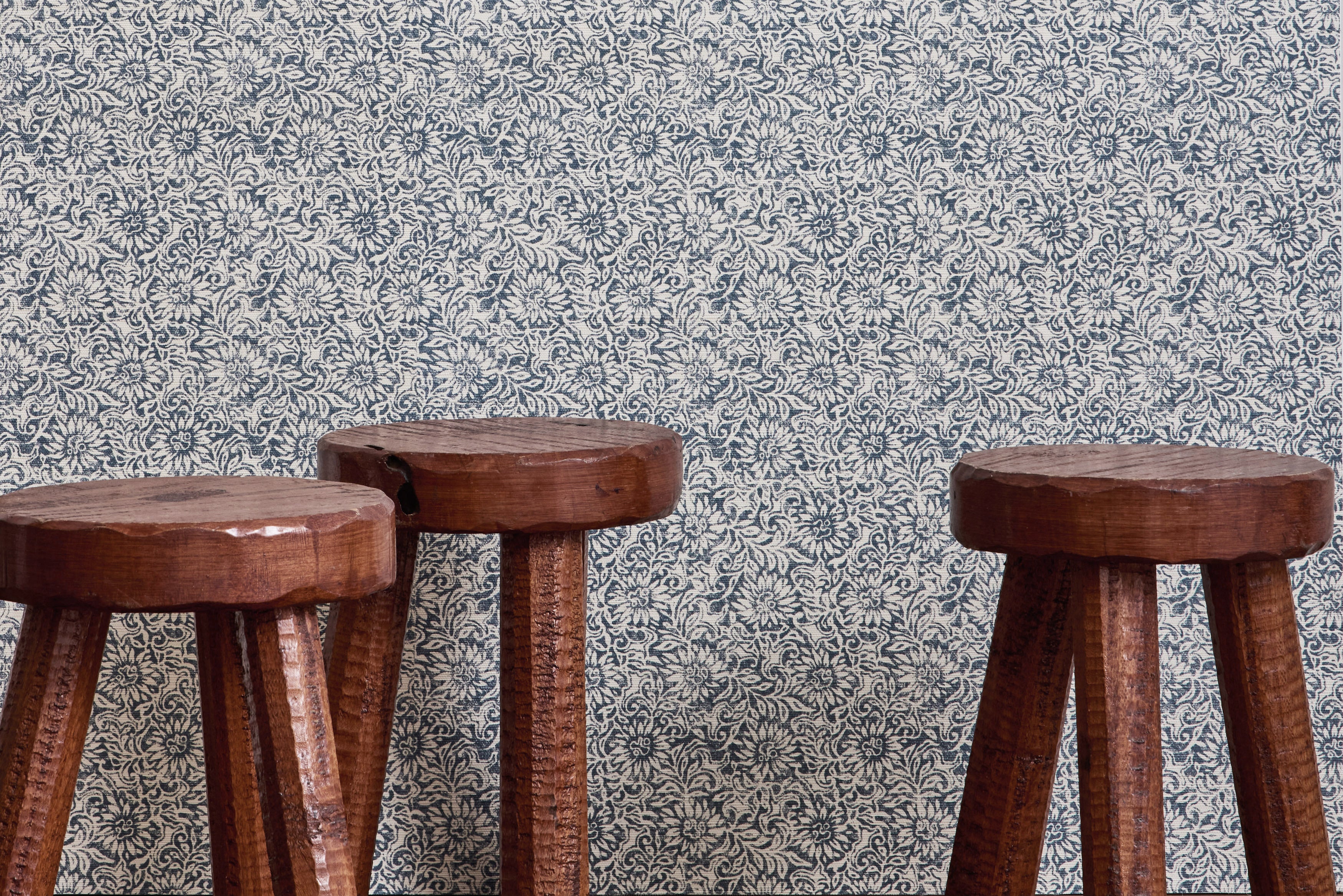 Faded Flora Wallpaper (Multiple Colors)