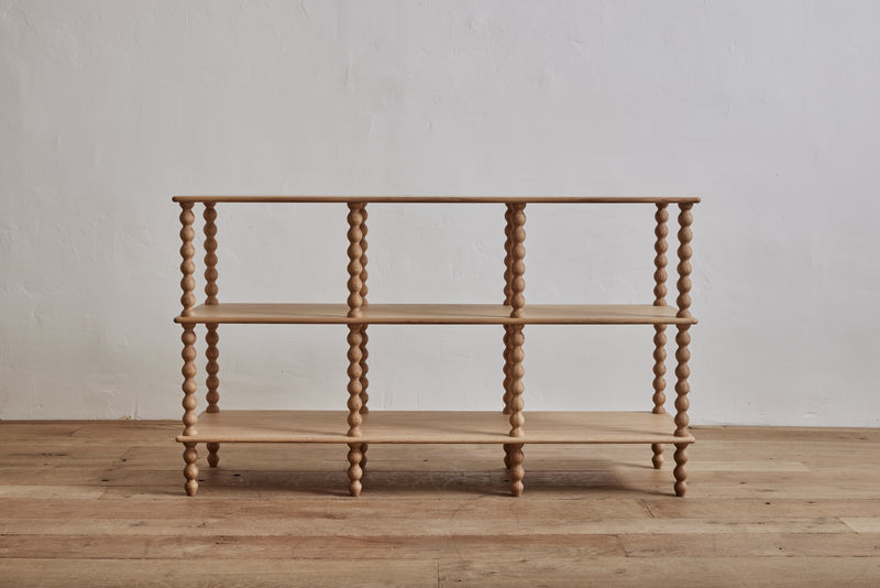 Alfred Newall Bobbin 3-Tier Console - Natural Oak (LA)