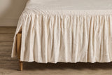 Hazel Ruffled Coverlet in Natural