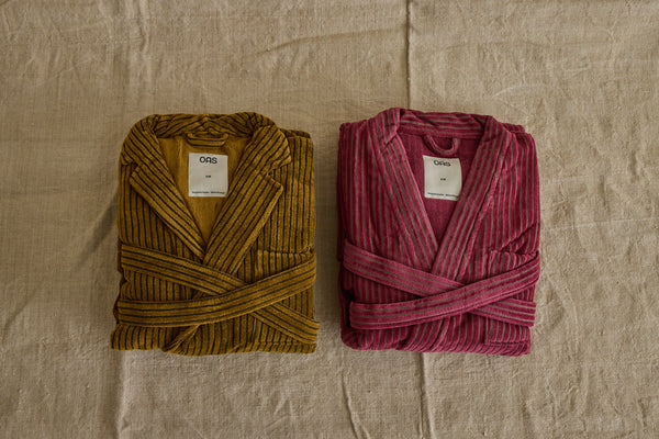 Striped Velour Bath Robes