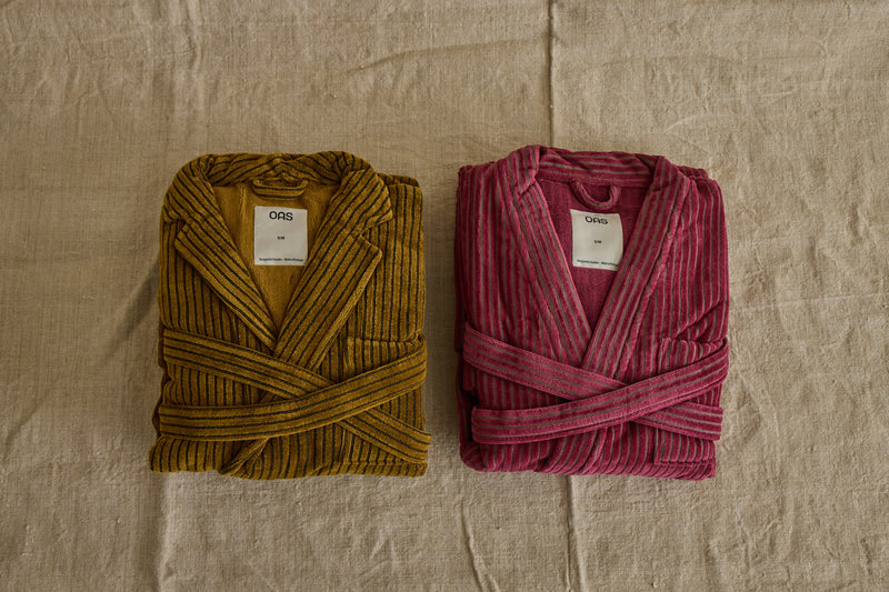 Striped Velour Bath Robes