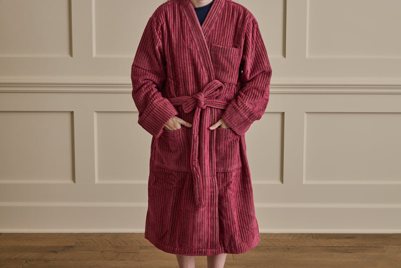 Striped Velour Bath Robes