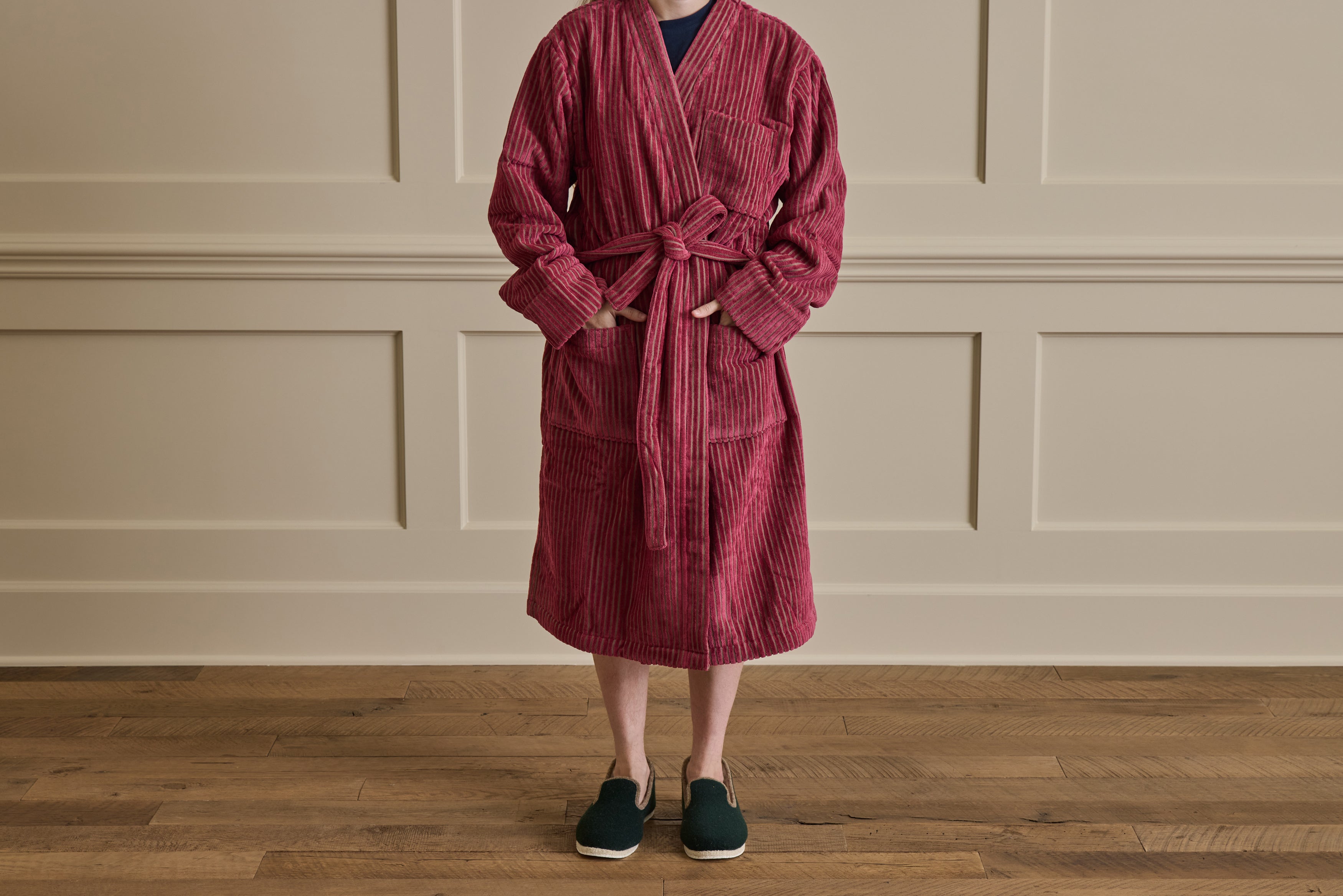 Striped Velour Bath Robes