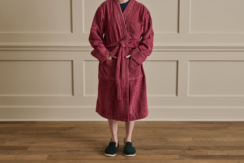 Striped Velour Bath Robes
