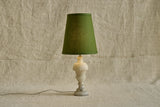 Carved Alabaster Table Lamp