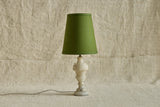 Carved Alabaster Table Lamp