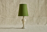 Carved Alabaster Table Lamp