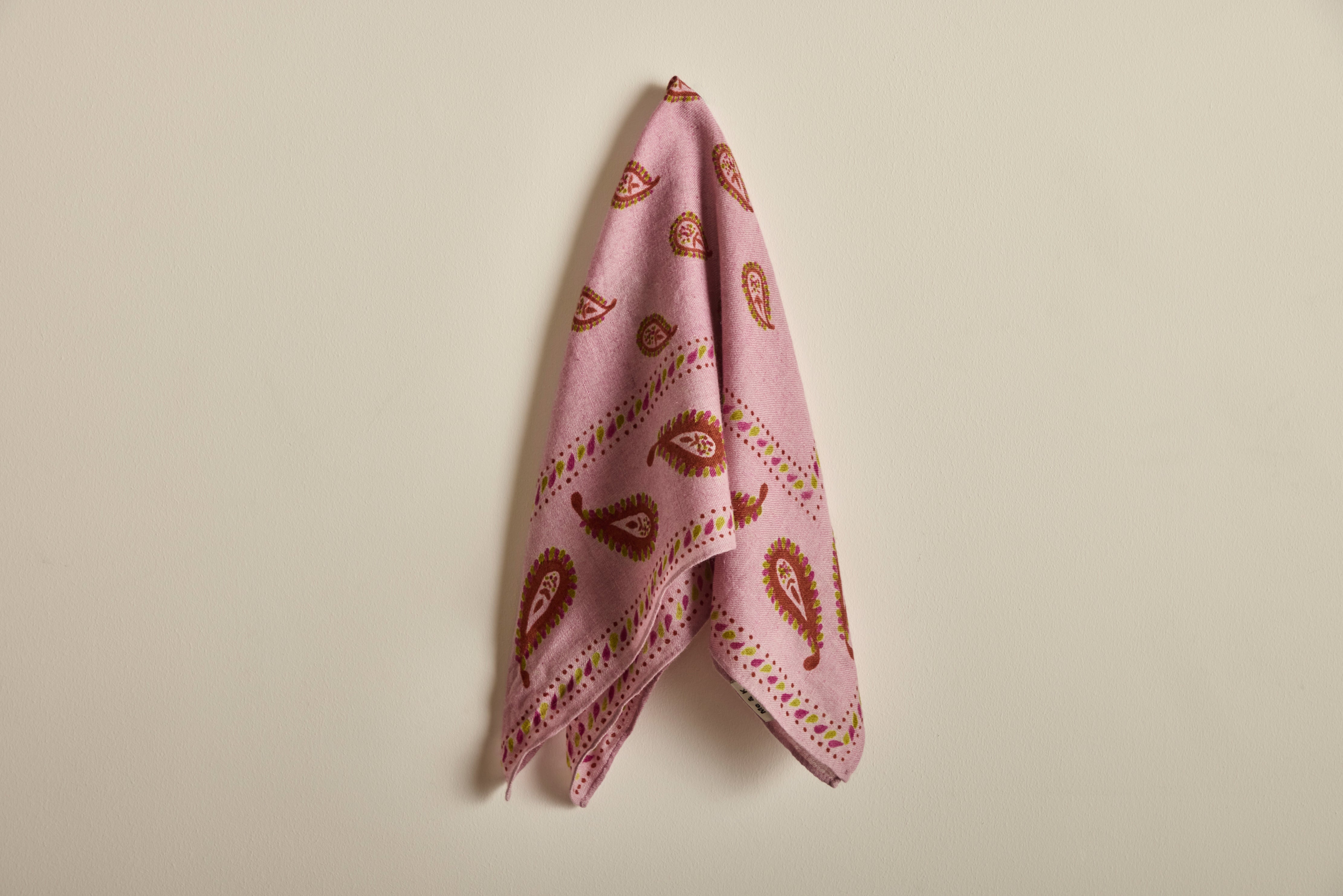 Cashmere Paisley Bandana in Lilac