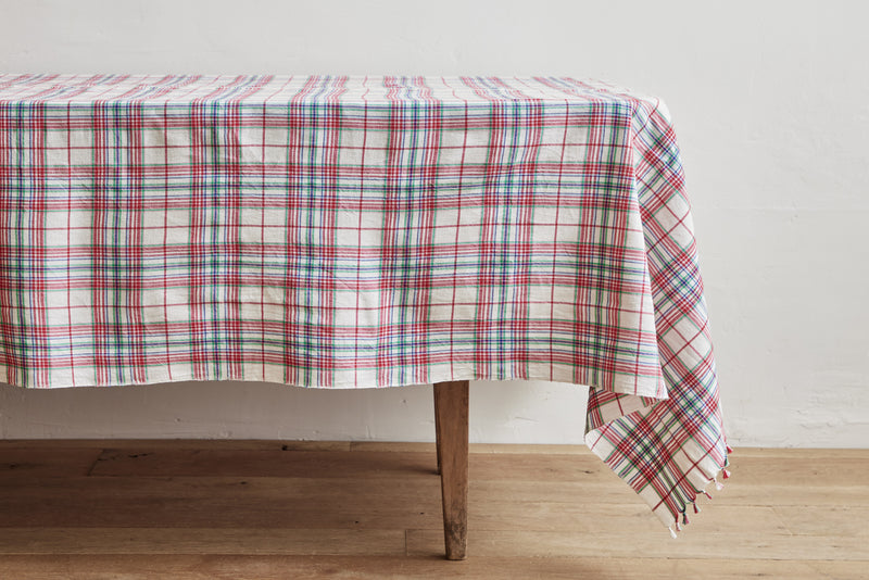 Heather Taylor Home, Clara Plaid Tablecloth