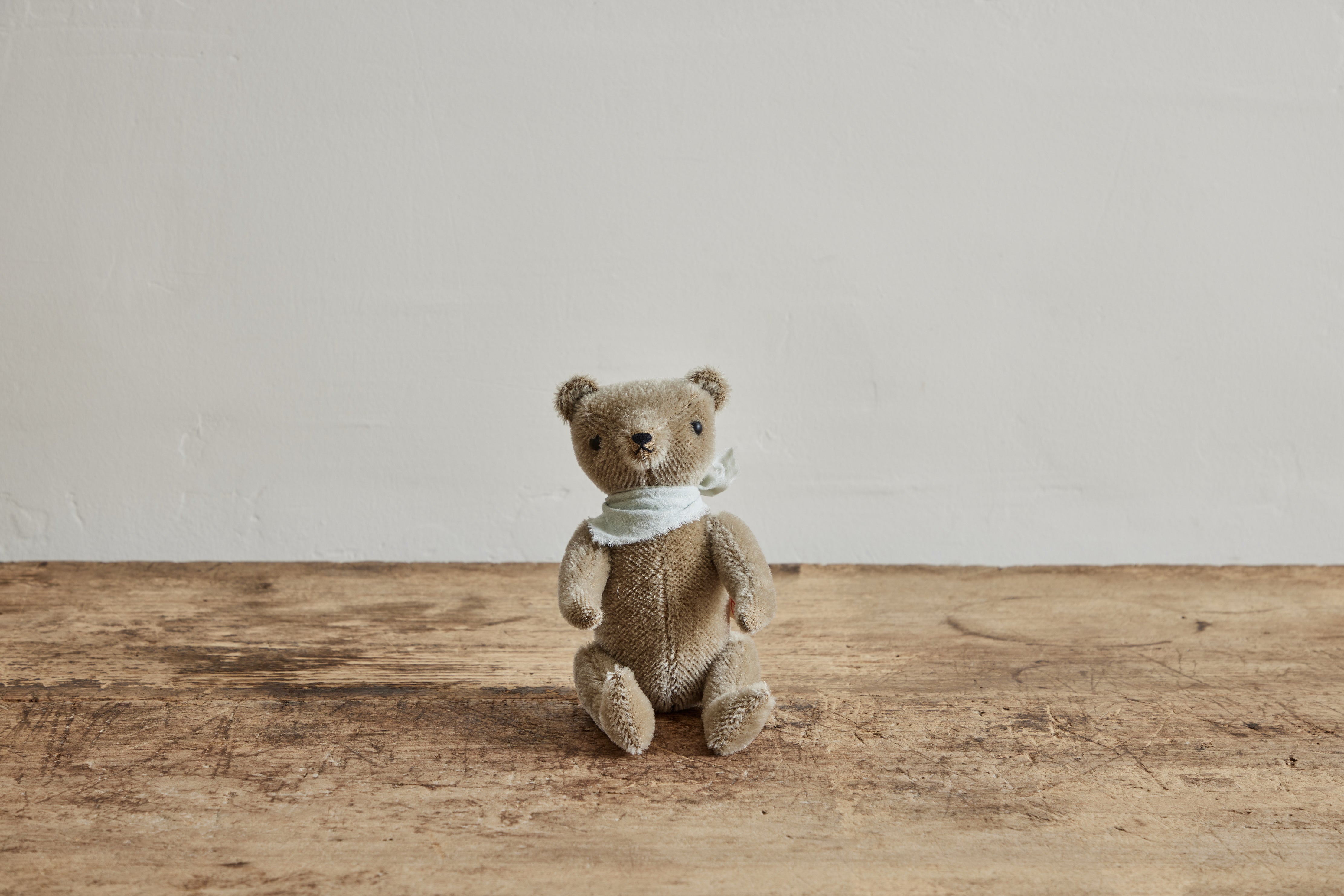 Classic Mohair Bear in Taupe