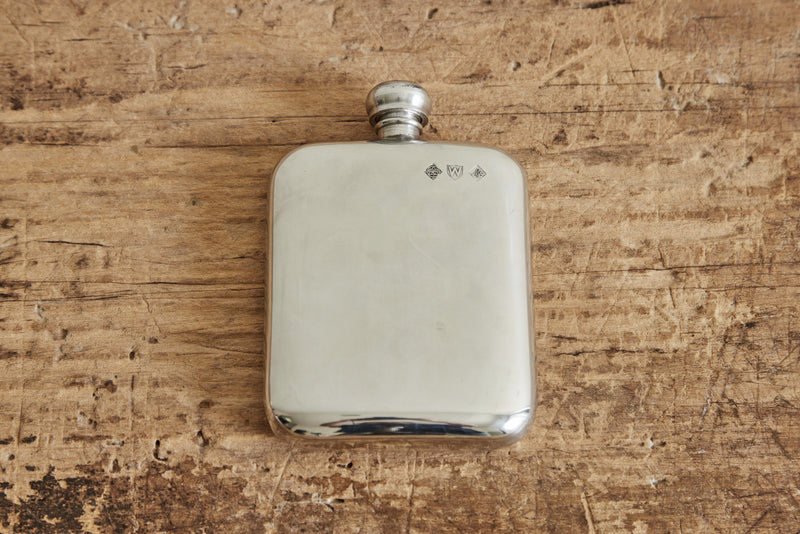 Pewter Victorian Flask - 6oz