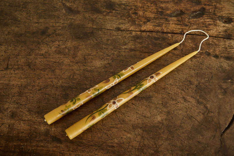 Honey Tapers with Forest Floral