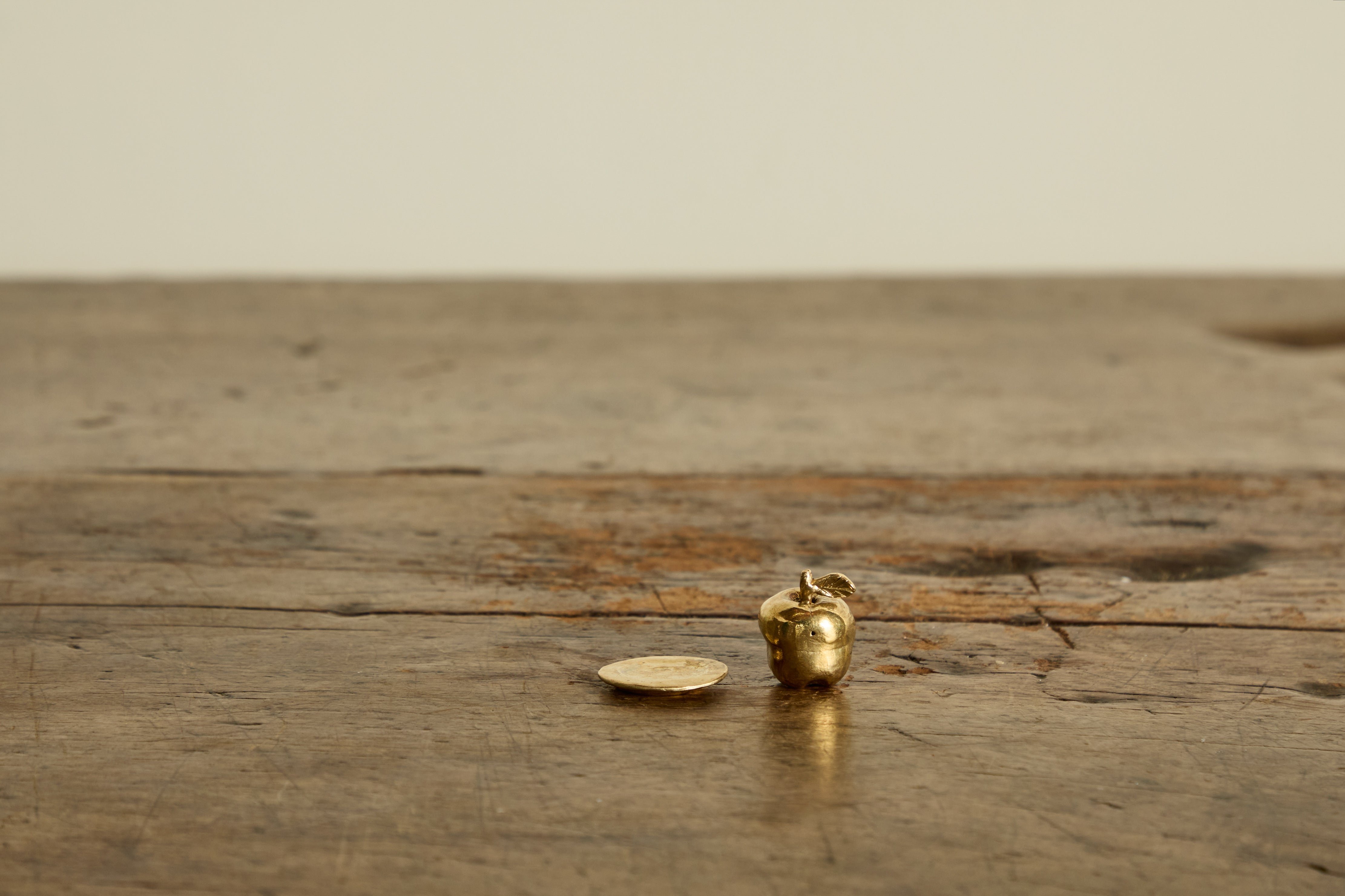 Brass Apple Incense Holder