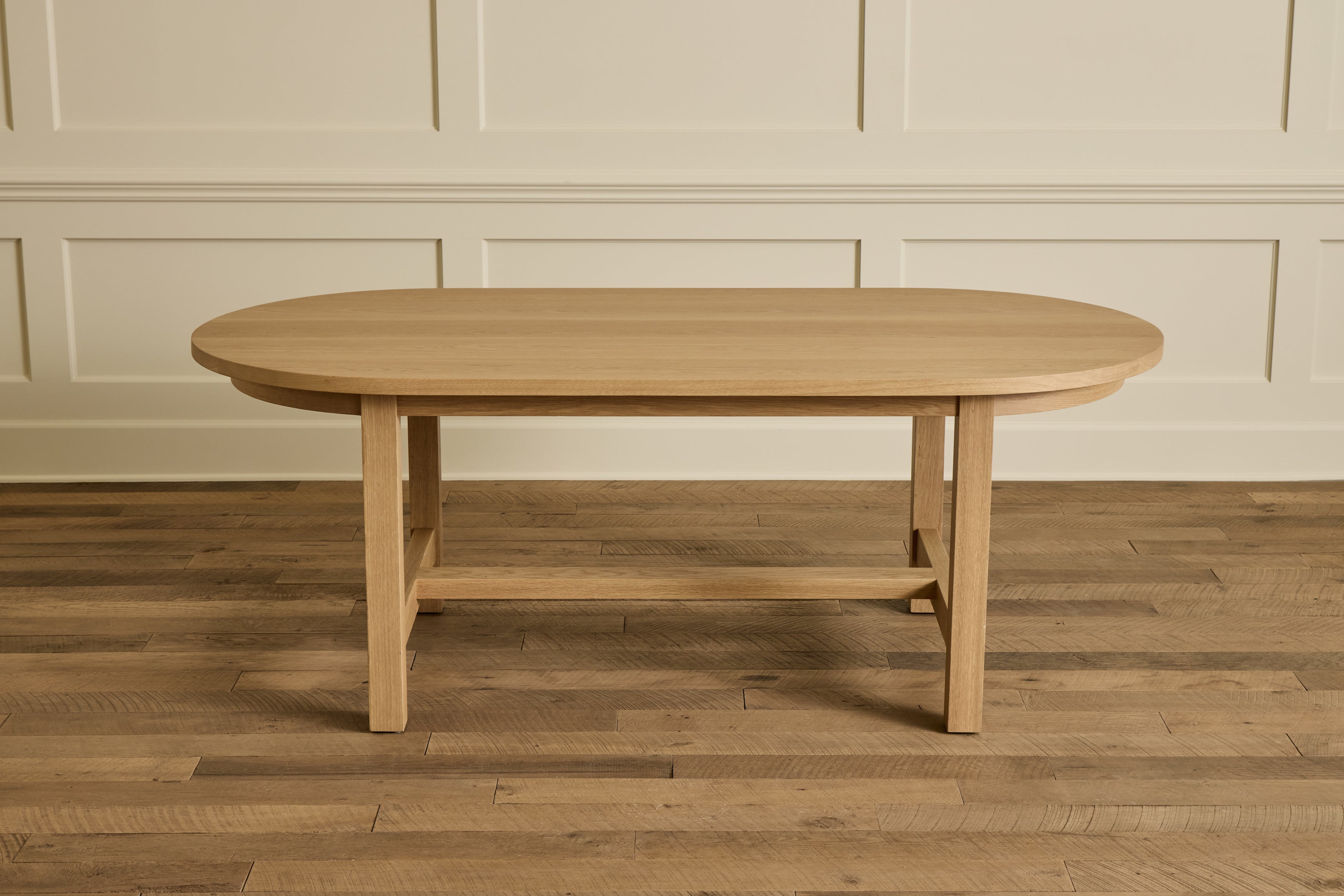 Oval Harvest Dining Table, 82"