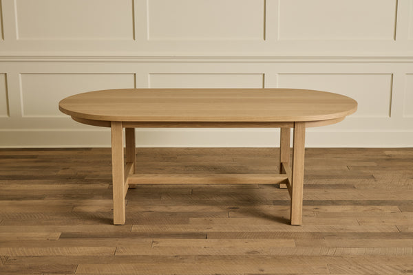 Oval Harvest Dining Table, 82"