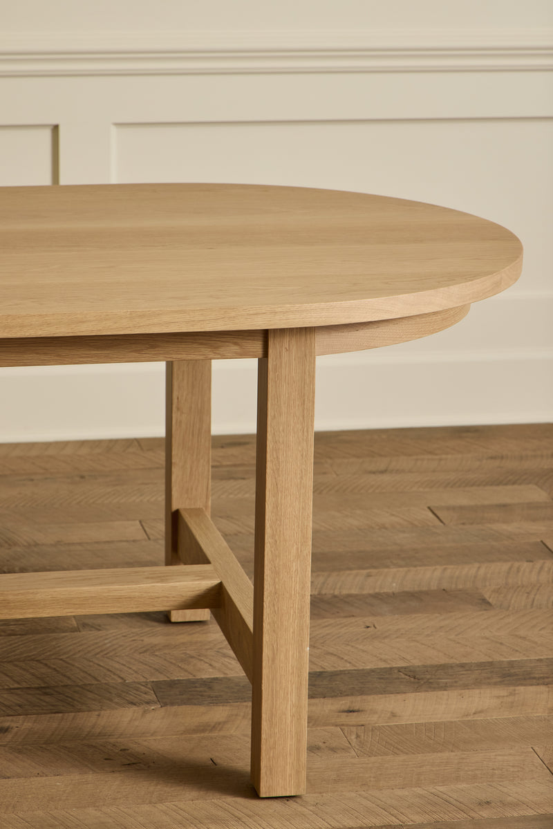 Oval Harvest Dining Table, 82"