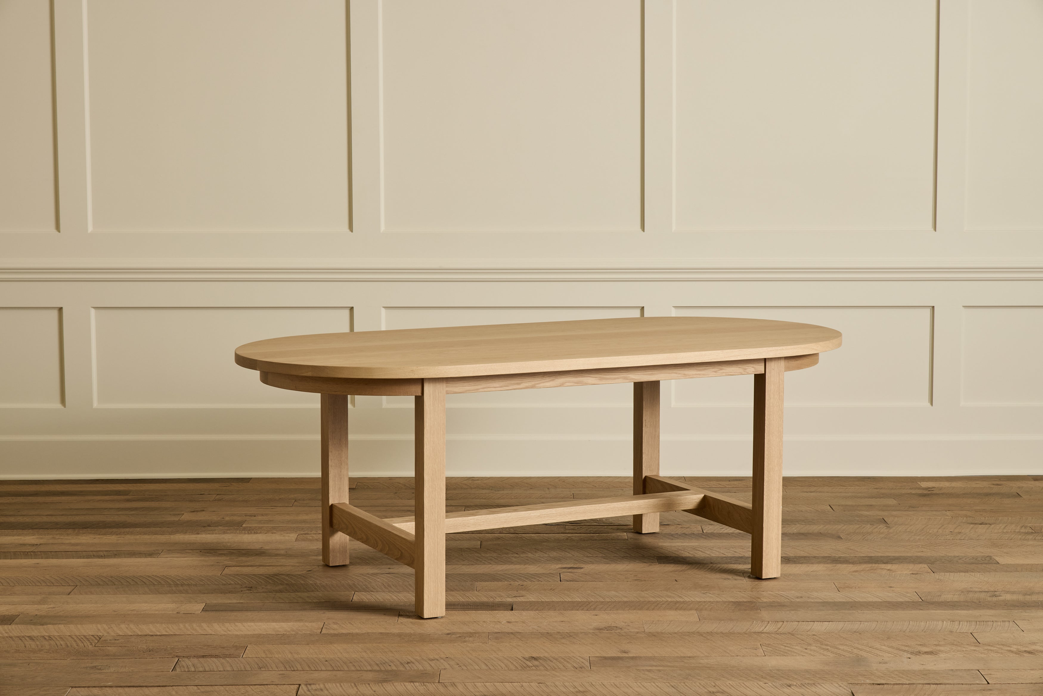 Oval Harvest Dining Table, 82"