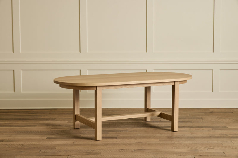 Oval Harvest Dining Table, 82"